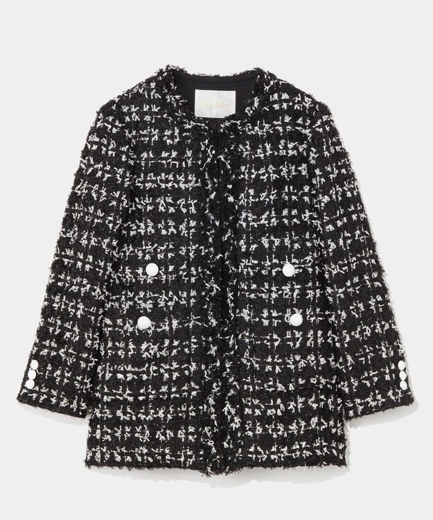 GRACE CONTINENTAL Tweed　ジャケット ブラック