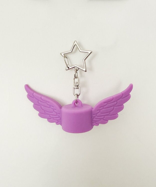 WEGO エンジェルウィングリップキャップチャーム パープル