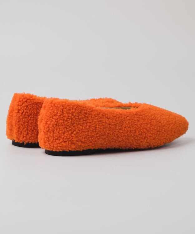 BONTRE 【PRECIEUX JOUET/プレシュウジュエ】ふわモコボアパンプス オレンジ