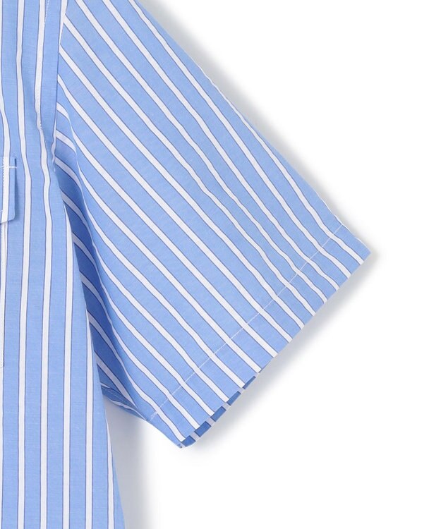 J.PRESS MEN 【WEB・一部店舗限定】シアサッカーストライプ シャツ/B.D サックスブルー系1