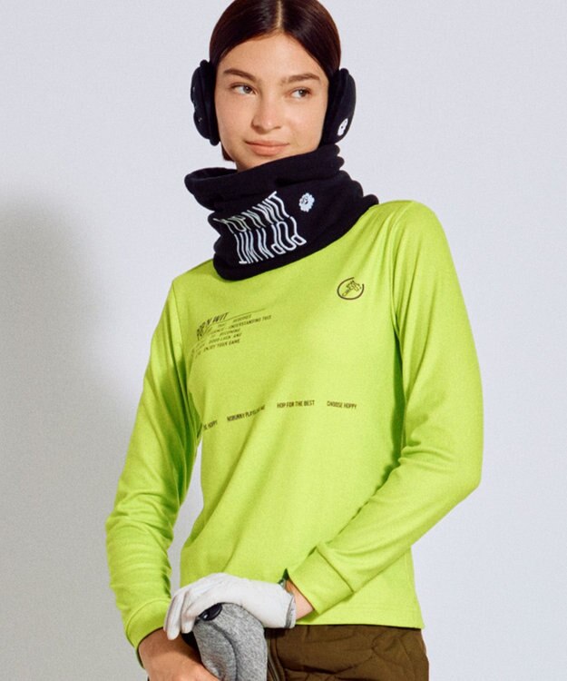 PW CIRCULUS NEWデザイン！【UNISEX】WAVY ネックウォーマー ゴルフ ブラック系