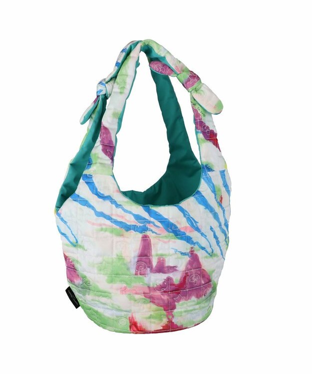 tsumori chisato CARRY Yama Kumo ハンドバッグ トートバッグ リバーシブル グリーン