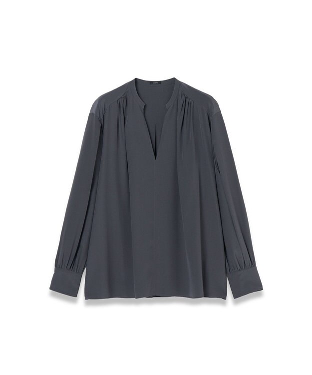 JOSEPH 【洗える】ニューCDCシルクブラウス　ブロンデル Smoke