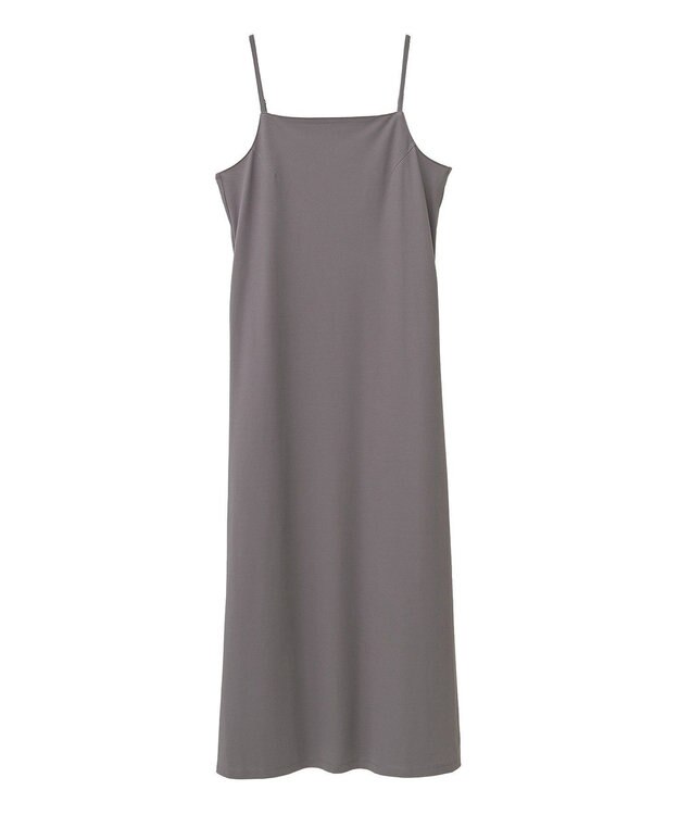 YECCA VECCA 【2点SET】シアーシャツ×Aラインキャミワンピース Purple