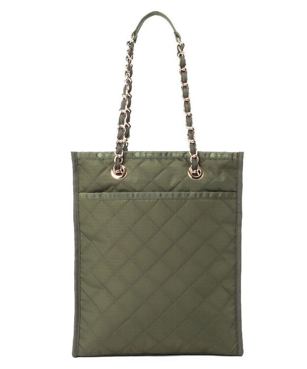 LeSportsac CHAIN N/S TOTE/ダークオリーブチェーンキルト ダークオリーブチェーンキルト