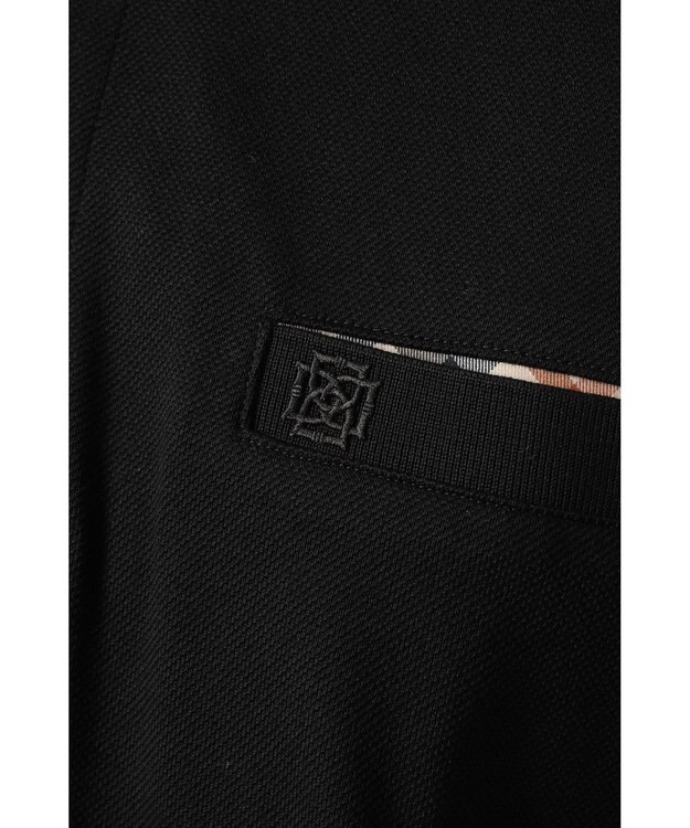 DAKS スーピマカノコ ポケットポロ ブラック