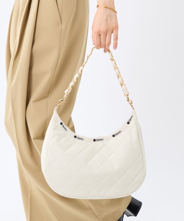 LeSportsac CHAIN N/S CONV HOBO/サンドバーチェーンキルト サンドバーチェーンキルト