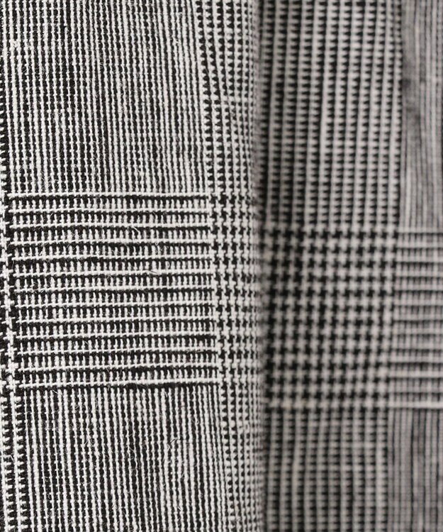 ANY 【接触冷感・UVケア】清涼リネン ガウチョパンツ グレンチェック