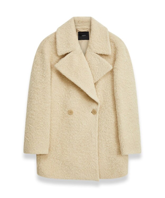 JOSEPH アルパカブランケット　ショートコート Champagne