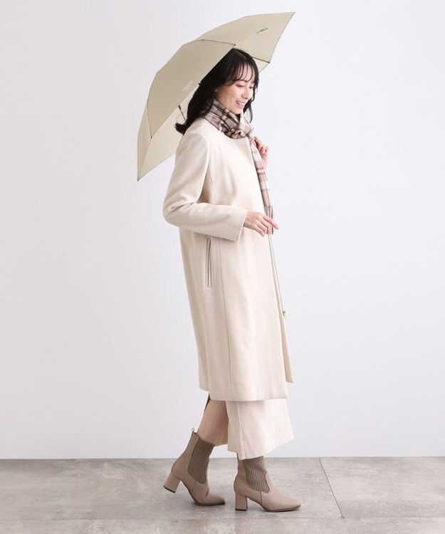 MOONBAT 【軽量/晴雨兼用】マッキントッシュ フィロソフィー 折りたたみ傘 Barbrella ベージュ