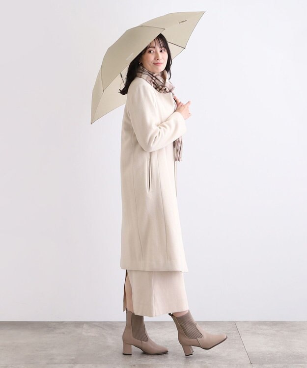 MOONBAT 【軽量/晴雨兼用】マッキントッシュ フィロソフィー 折りたたみ傘 Barbrella ベージュ