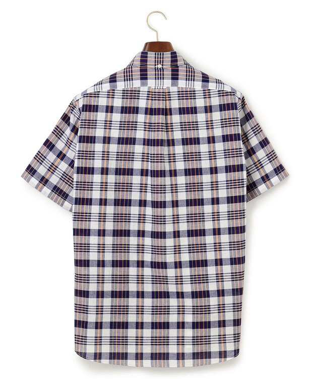 J.PRESS MEN 【KING SIZE】インディアンマドラスチェック シャツ / B.D. ネイビー系3