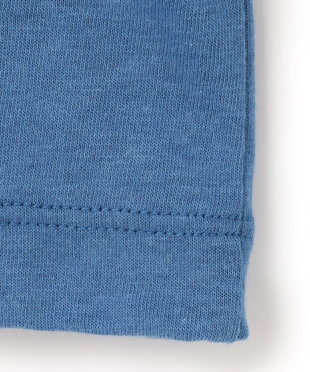 JOSEPH HOMME コットンモダールジャージー　タートルネックカットソー ダルブルー系