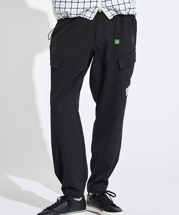 PW CIRCULUS 【MEN】ワイド カーゴパンツ ブラック系