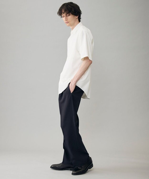 UNFILO MENS ウーリーノ 2タックスラックス ネイビー