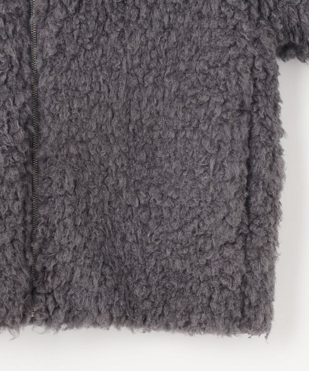 NAVE 【ReNAVE】プードルボア ジャケット チャコール系