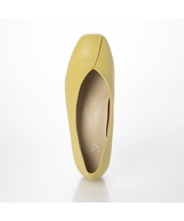 ing <ing>Vカットフラットパンプス イエロー