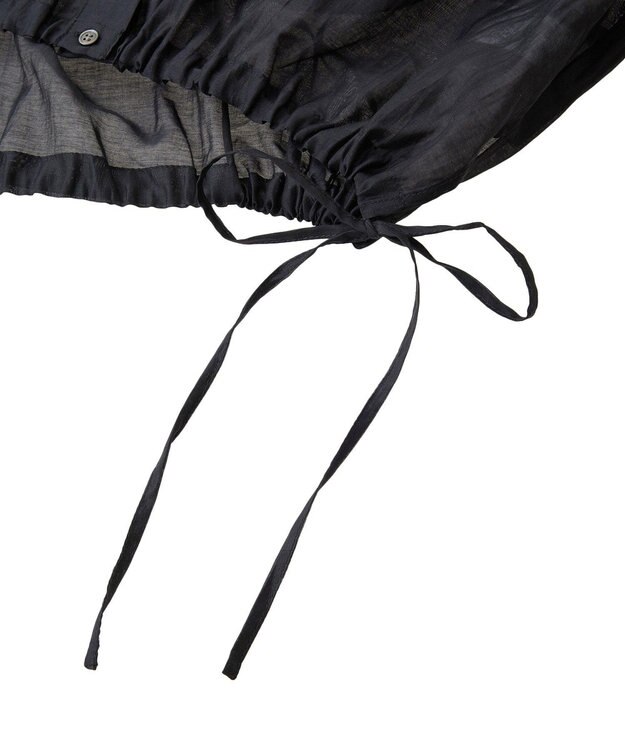 YECCA VECCA 【2点SET】シアーシャツ×Aラインキャミワンピース Purple