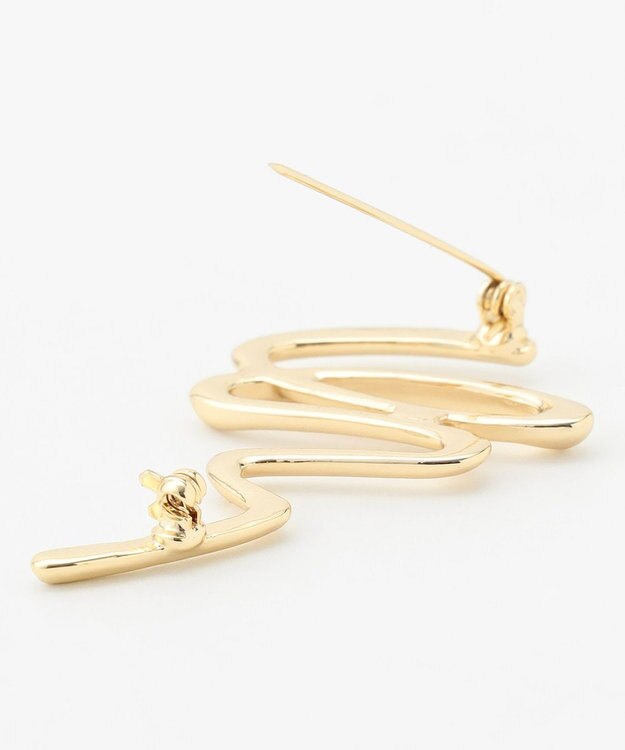 UNFILO モチーフブローチ ゴールド