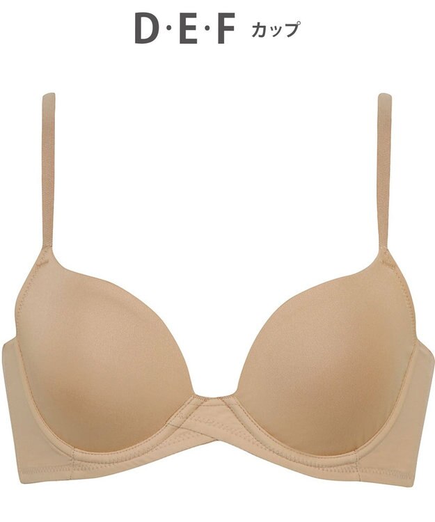 WACOAL ブラジャー サイズや体型特徴に合わせた設計 背中に段差がつきにくい アウターにひびきにくい レディース BXC410 /ワコール カラシ