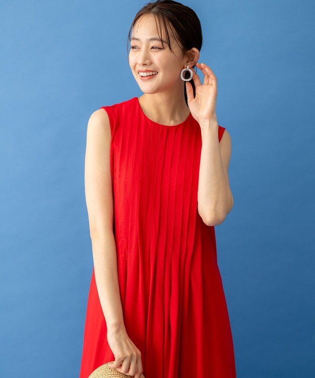 組曲 サマージャージタック ワンピース レッド系