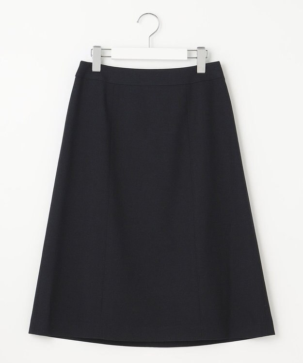 J.PRESS LADIES ライトツイードストレッチ スカート ネイビー系