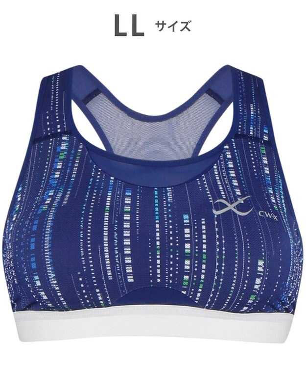CW-X 【WOMEN】 スポーツゆれケアブラ メッシュ ユレ・ズレをおさえて動きやすい 吸汗速乾（本体） HTY030 /ワコール ブルー