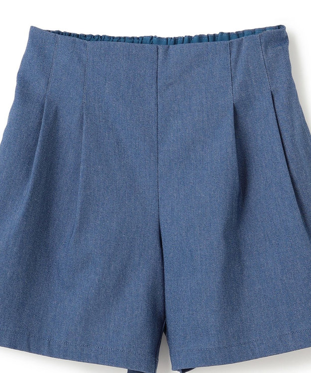 UNFILO 【UNFILO KIDS】デニムキュロット アイスブルー