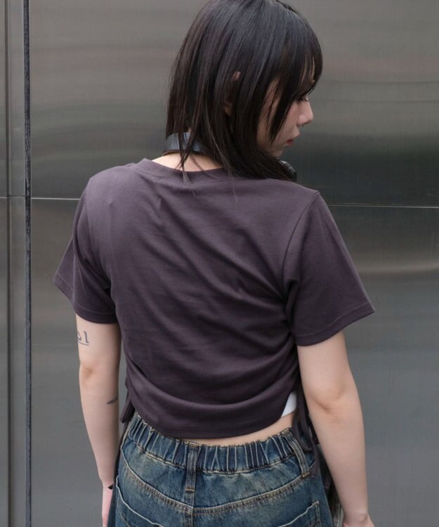 WEGO スプレーロゴドロストちびT スミクロ