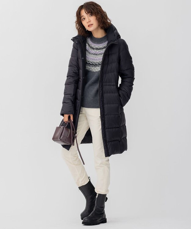 23区 【洗える】23区DENIM ベルベットストレッチ スキニーパンツ オフホワイト