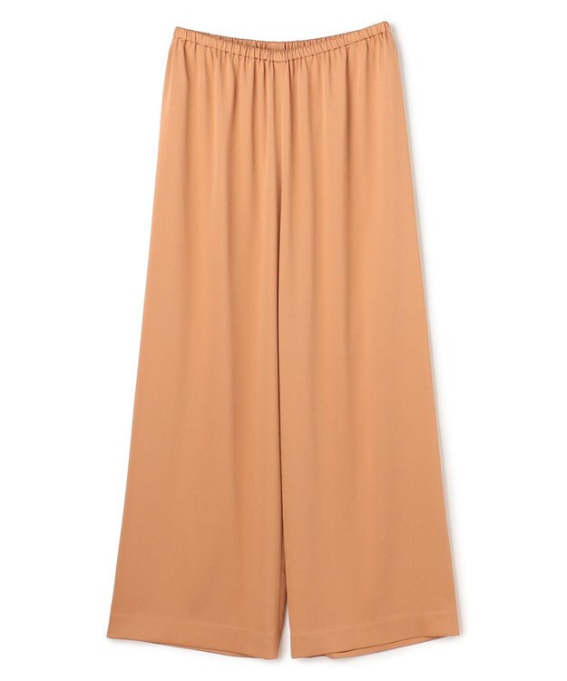 BEIGE， 【洗える】LLOYD / ハンマーサテンイージーワイドパンツ Coral