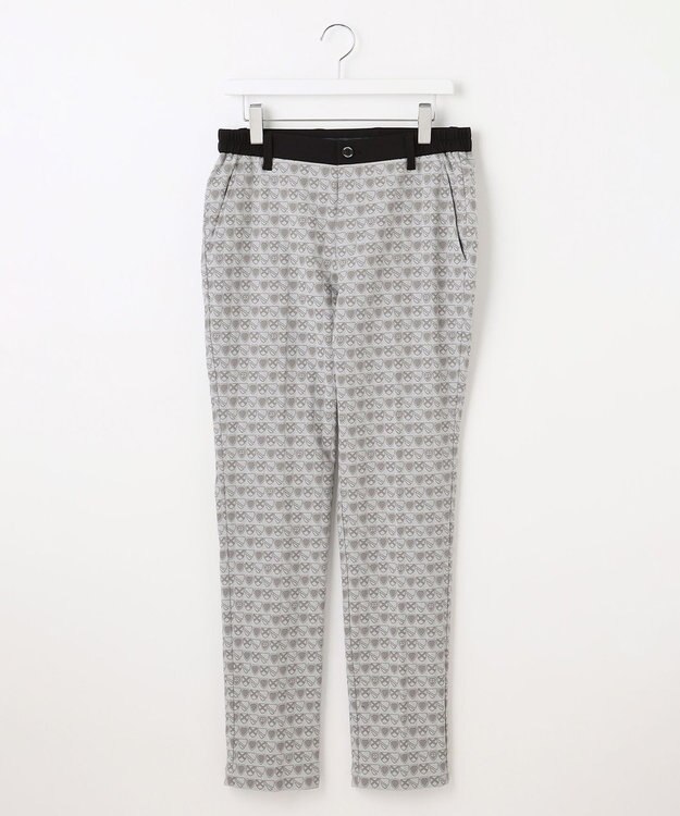 23区GOLF 【MEN】エンブレムジャガードパンツ ライトグレー系5