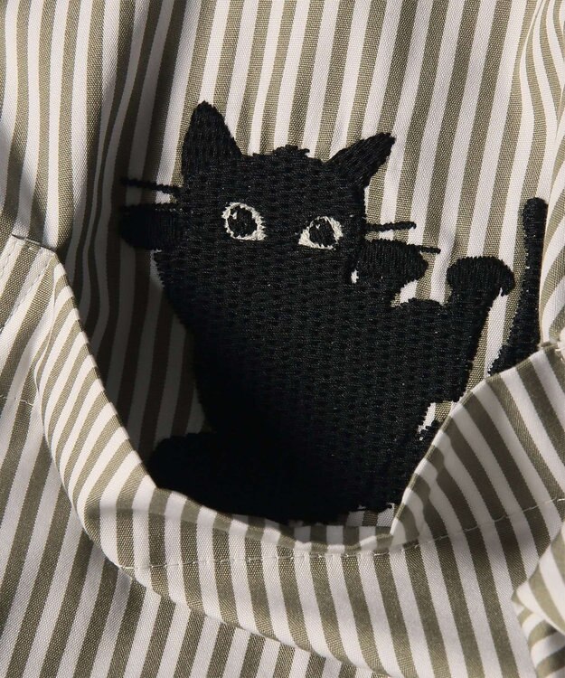 Paul Smith キャットエンブロイダリーシャツ ベージュ