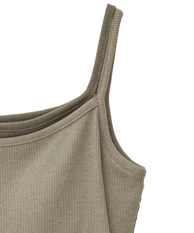 Green Parks ・Ｐｅｔｉｔ　Ｆｌｅｕｒ　レイヤードキャミ（カップ付 Gray Mixture