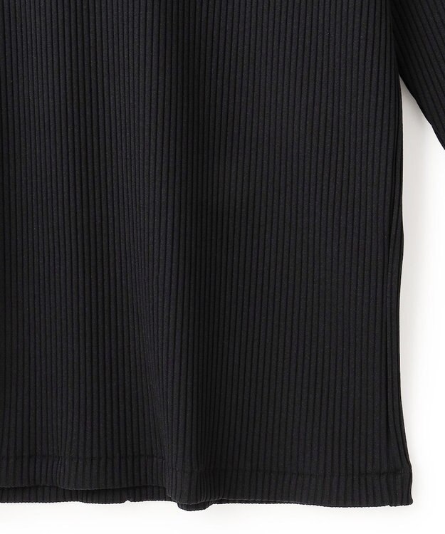 JOSEPH HOMME 【LEON 掲載】テックリブジャージー　Vネックカットソー ブラック系