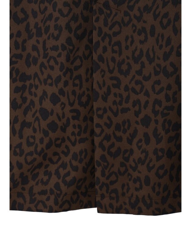 Green Parks ■ＥＳＣＡＲ　サイドラッフルナロースカート Leopard