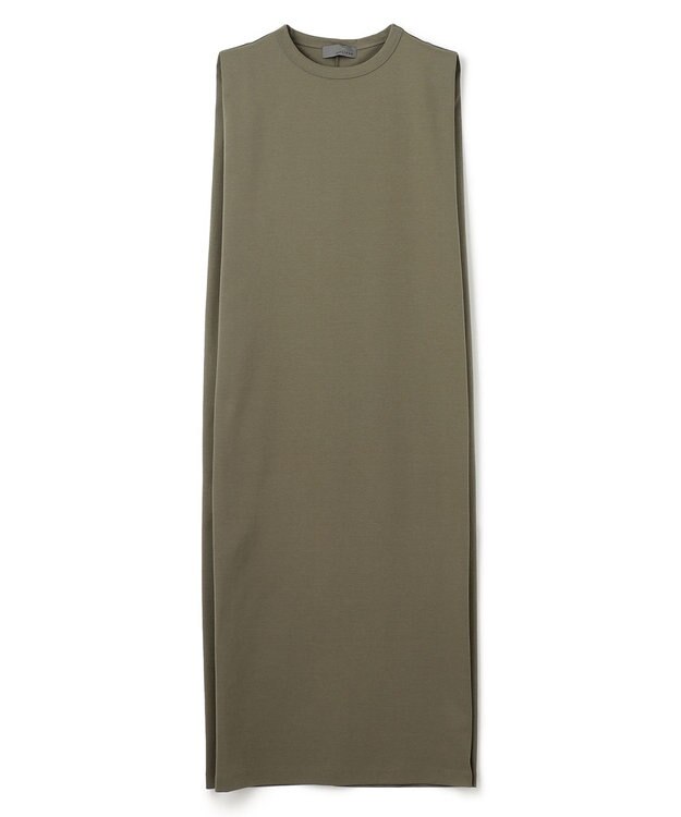 uncrave ダブルフェイスジャージー ワンピース カーキ