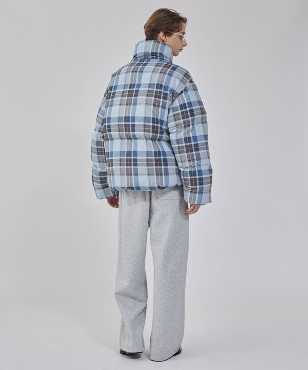 WEGO 【ウエストゴム/MLサイズ展開/ユニセックス着用ITEM】ボンディングワイドスウェットパンツ 杢グレー