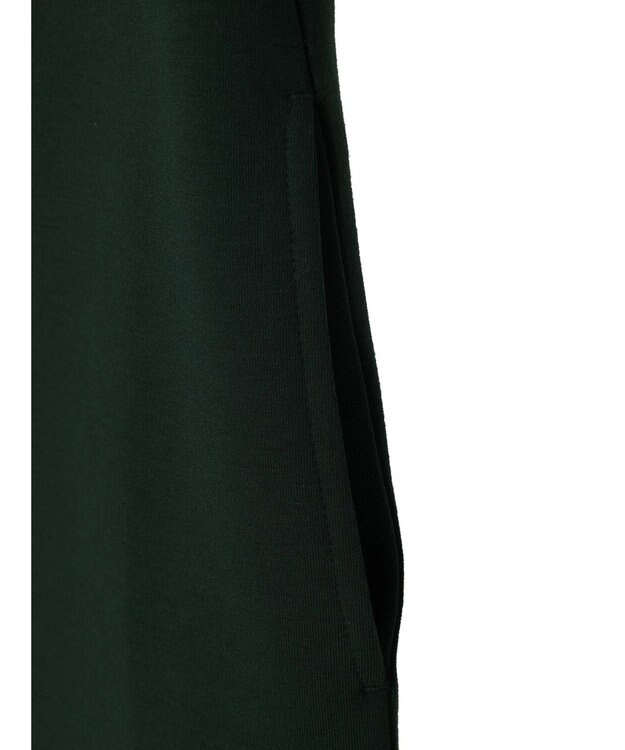 Green Parks キーネックダンボールジャンスカ Dark Green