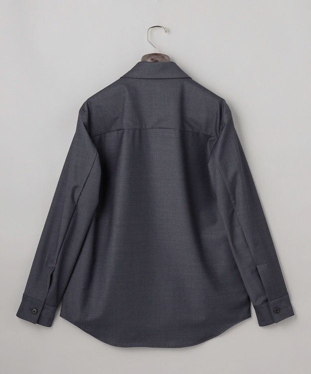 GOTAIRIKU カジュアルセットアップ対応【洗える/ストレッチ】YUNSA シャツアウター グレー系