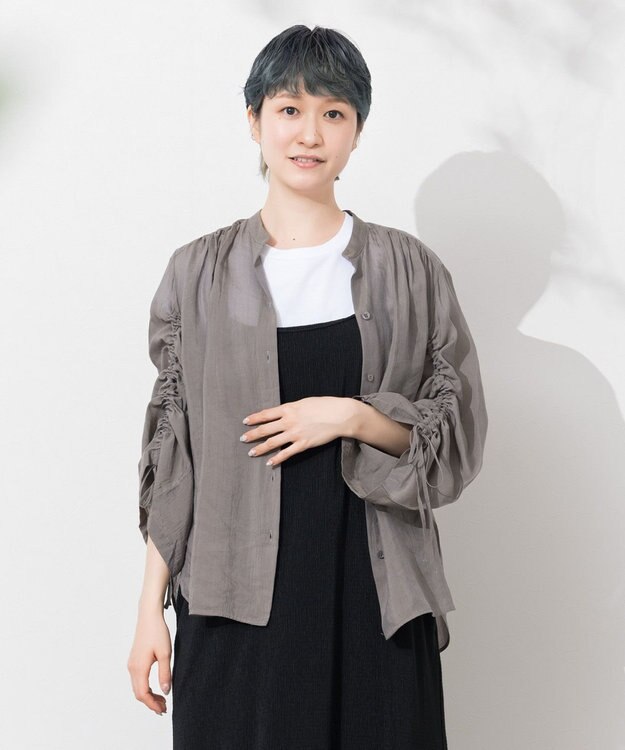 ONWARD Reuse Park 【BEIGE】ブラウス春夏 グレー