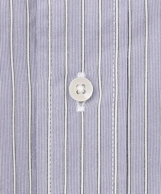 J.PRESS YORK STREET 【UNISEX】タイプライターストライプ シャツ サックスブルー系1