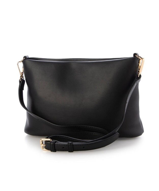 UNBILLION カシュカシュ cachecache / ギャザーチェーン2wayショルダー ブラック