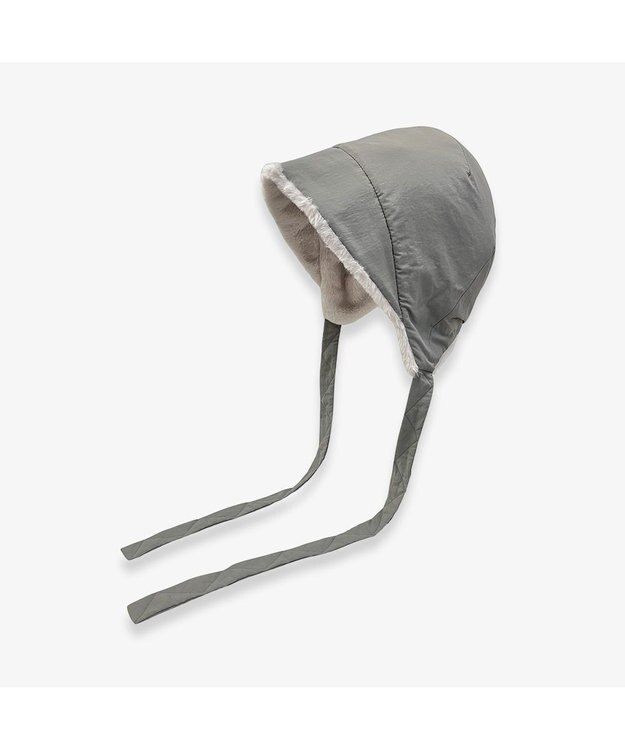 林八百吉商店 un chapeau  中綿ボンネット グレー