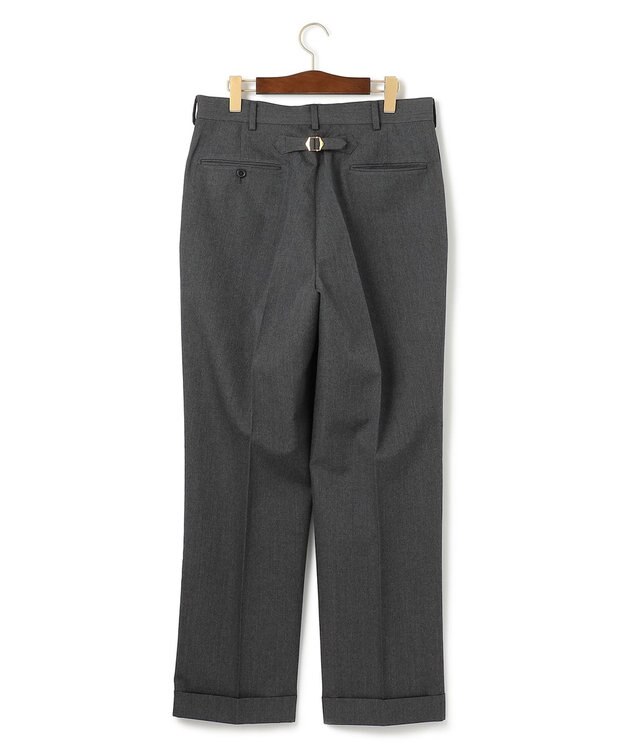 J.PRESS MEN 【J.PRESS ORIGINALS】MAGIC CUBA GABARDINE NEW PIPED STEM TROUSERS / JAPAN MADE グレー系