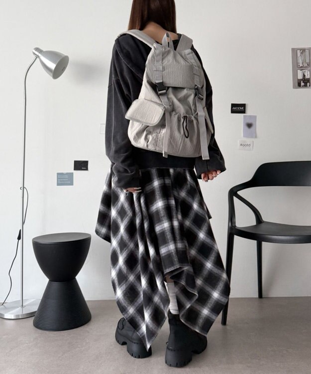 WEGO 【ユニセックス着用ITEM】3ポケットフラップリュック 柄2