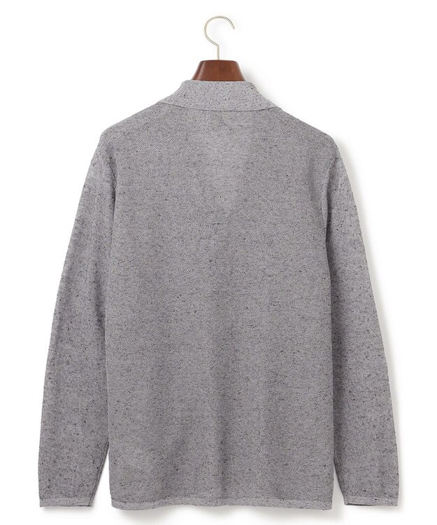 J.PRESS MEN 【HYBRID LINEN】ニットジャケット ライトグレー系7