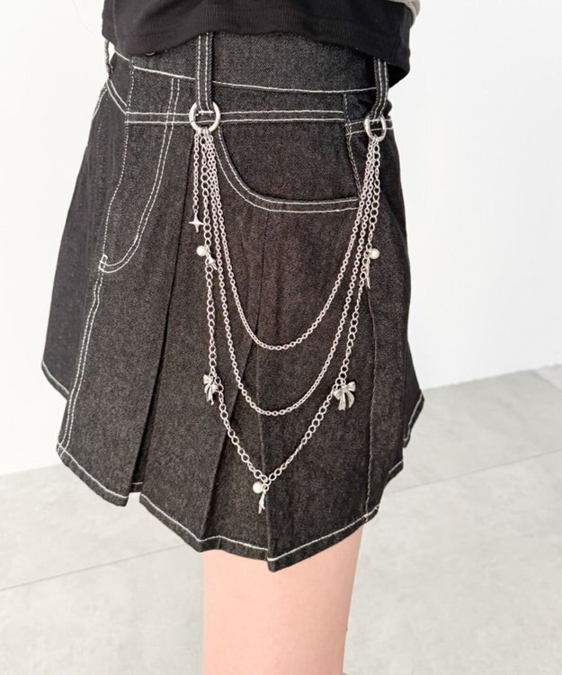 WEGO LパールMIXチャームウォレットチェーン 柄3