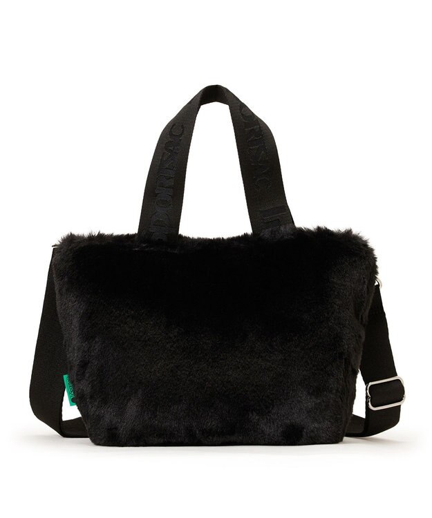 LeSportsac FUR E/W TOTE/ブラックフラッフィーファー ブラックフラッフィーファー
