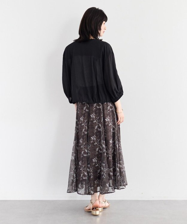 YECCA VECCA ドライタッチシアーブルゾン Black